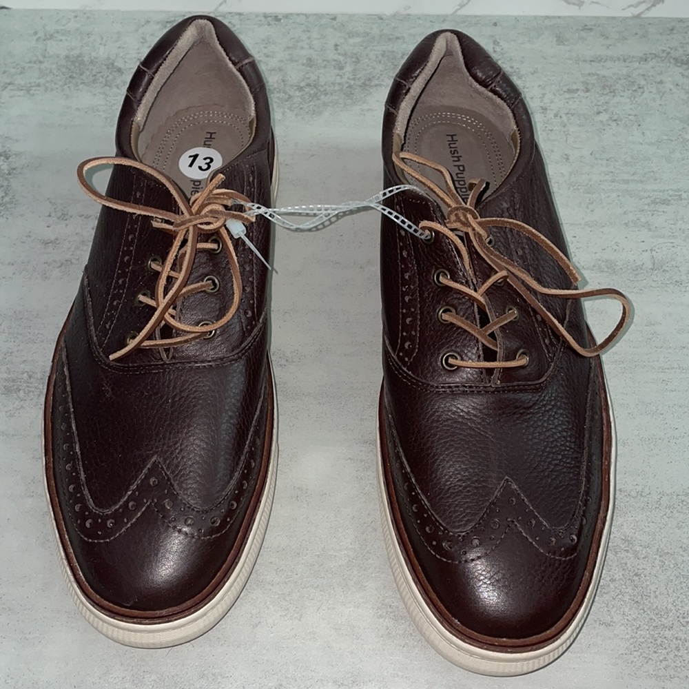 NWT MENS Dark Brown Hush Puppies - Picture 3 of 8